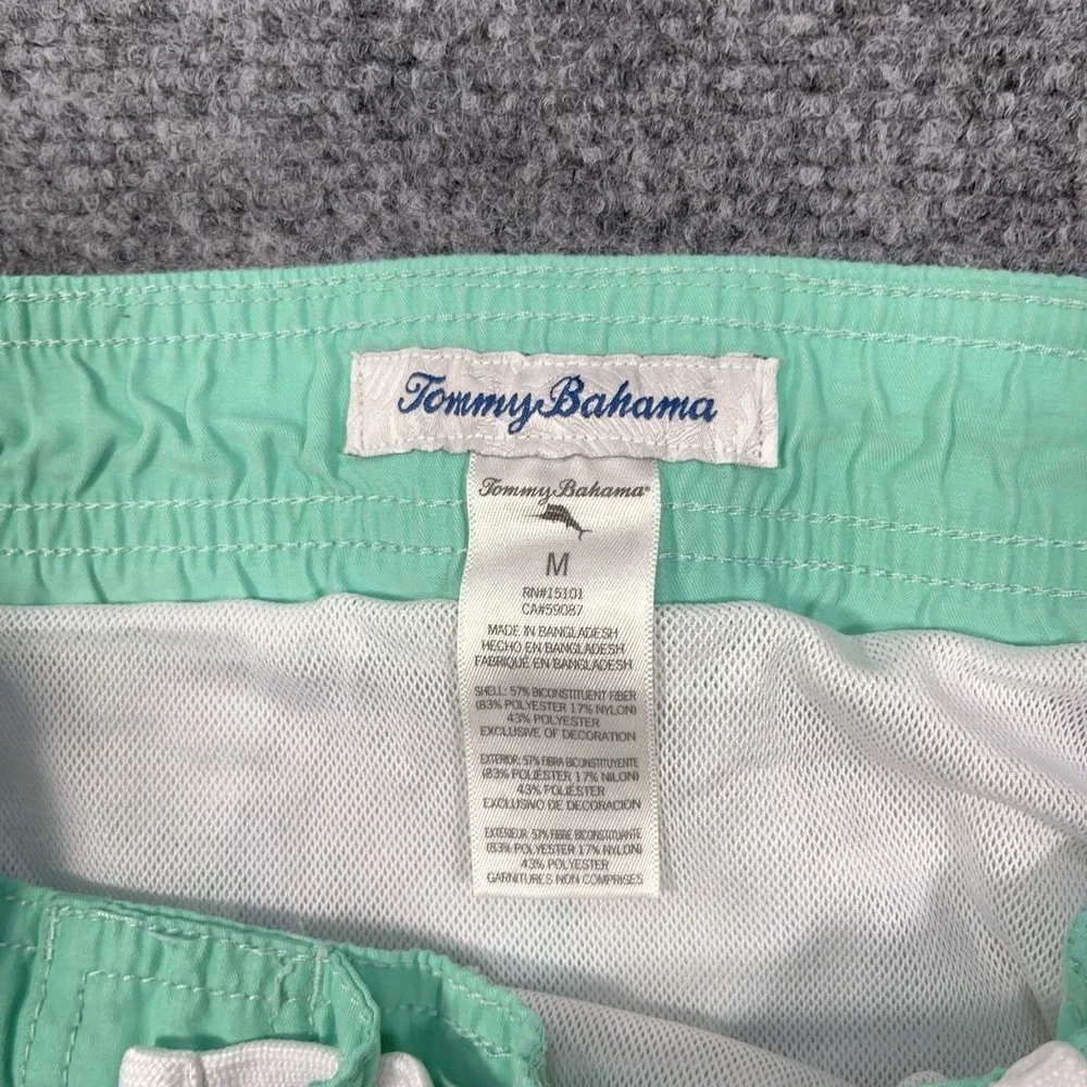 Tommy Bahama Relax Men M Swim Trunks Graphic Print Beach Bathing Suit Mesh Lined